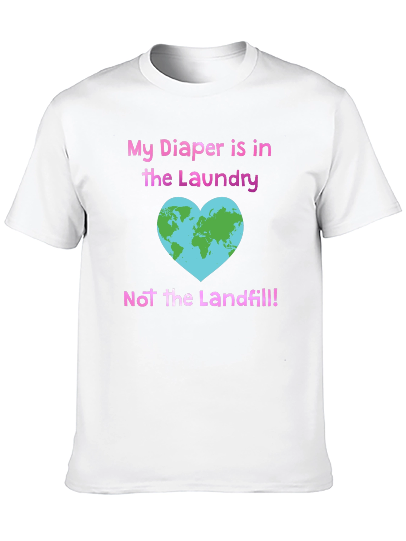 Eco-Friendly Diaper Laundry T-Shirt