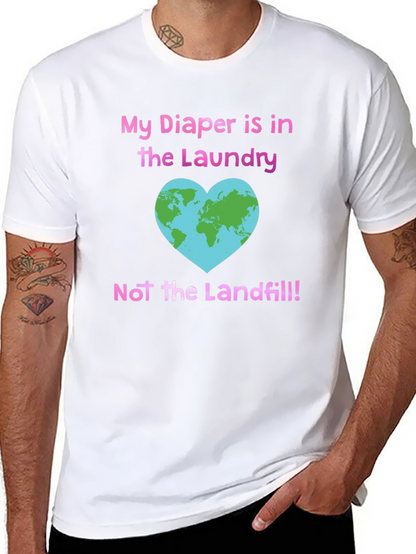 Eco-Friendly Diaper Laundry T-Shirt