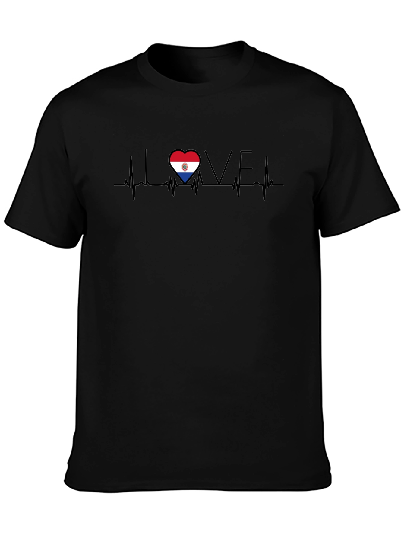 Paraguay Heartbeat Love T-Shirt