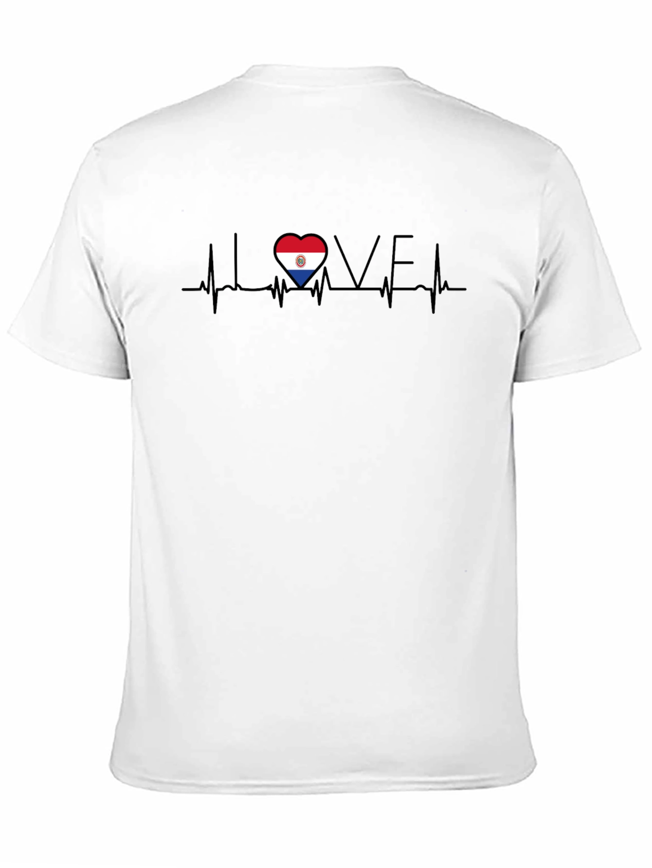Paraguay Heartbeat Love T-Shirt
