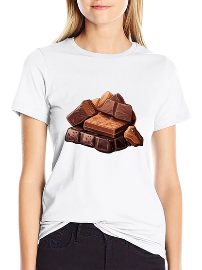 Chocolate Bar Stack Graphic Tee - Black