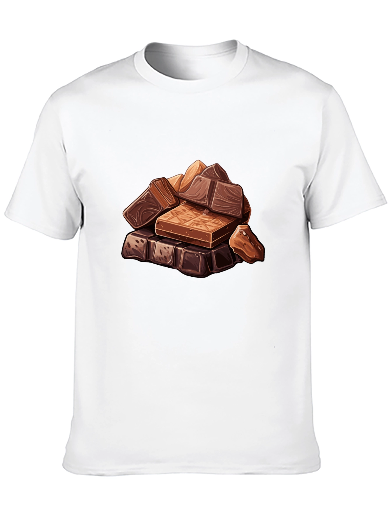Chocolate Bar Stack Graphic Tee - Black