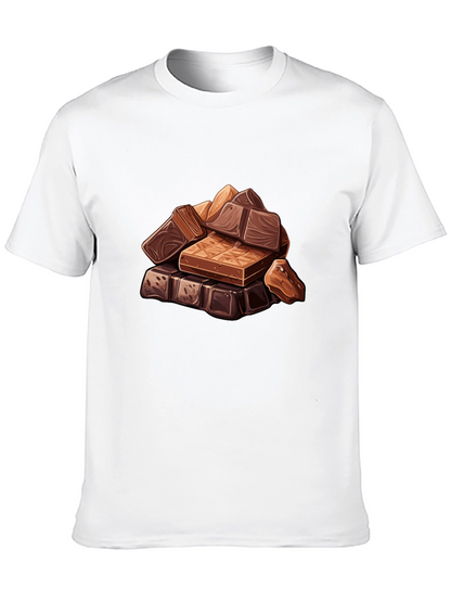 Chocolate Bar Stack Graphic Tee - Black