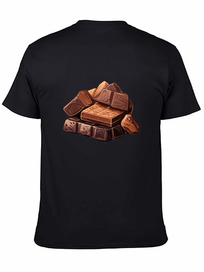Chocolate Bar Stack Graphic Tee - Black