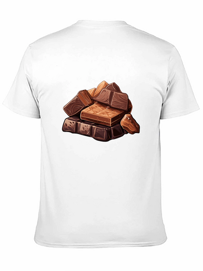Chocolate Bar Stack Graphic Tee - Black