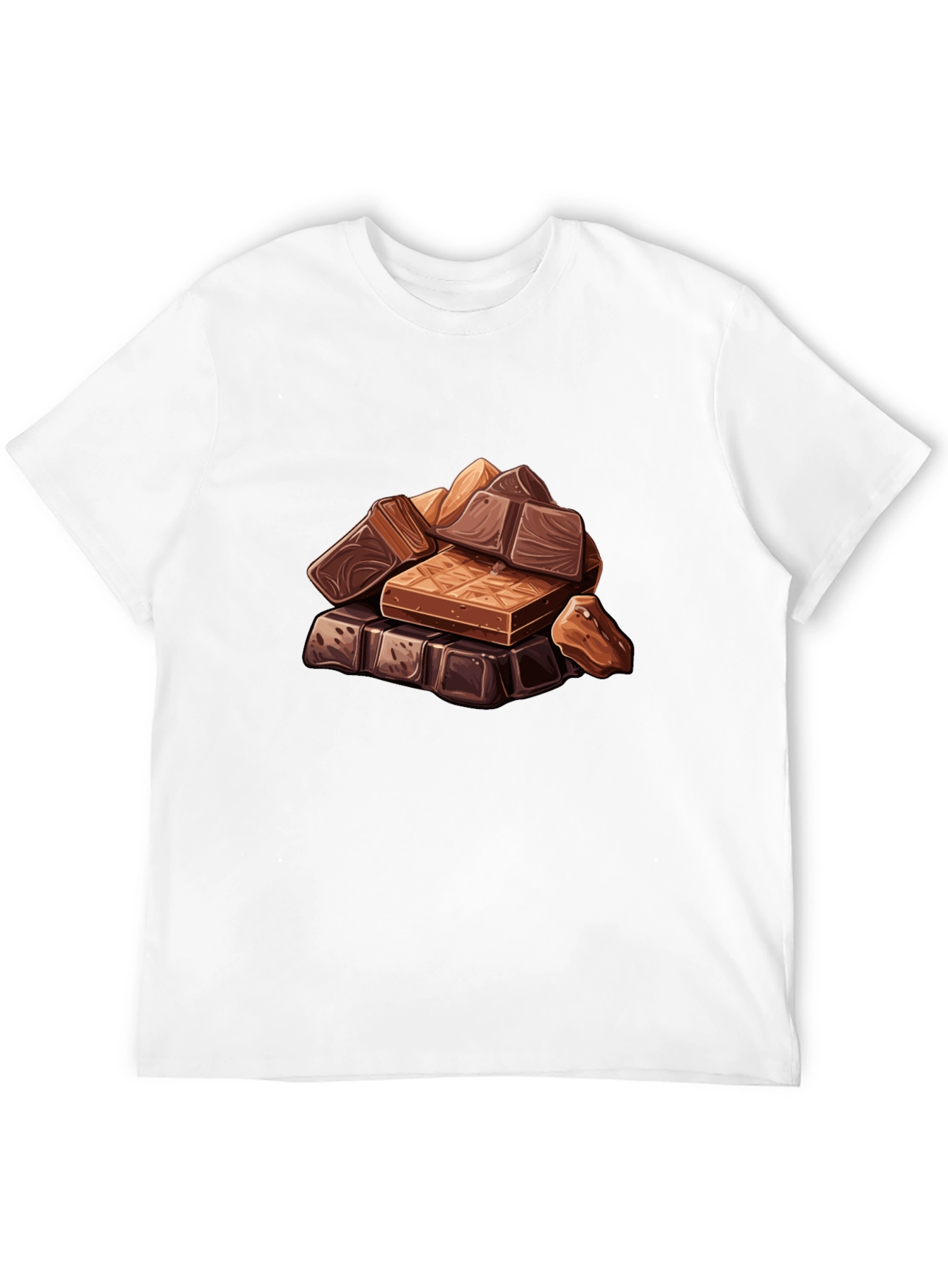 Chocolate Bar Stack Graphic Tee - Black