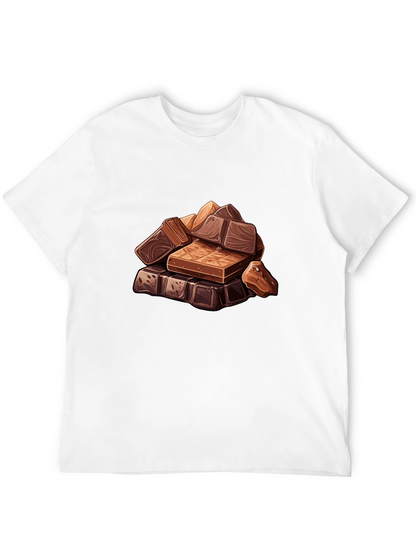 Chocolate Bar Stack Graphic Tee - Black