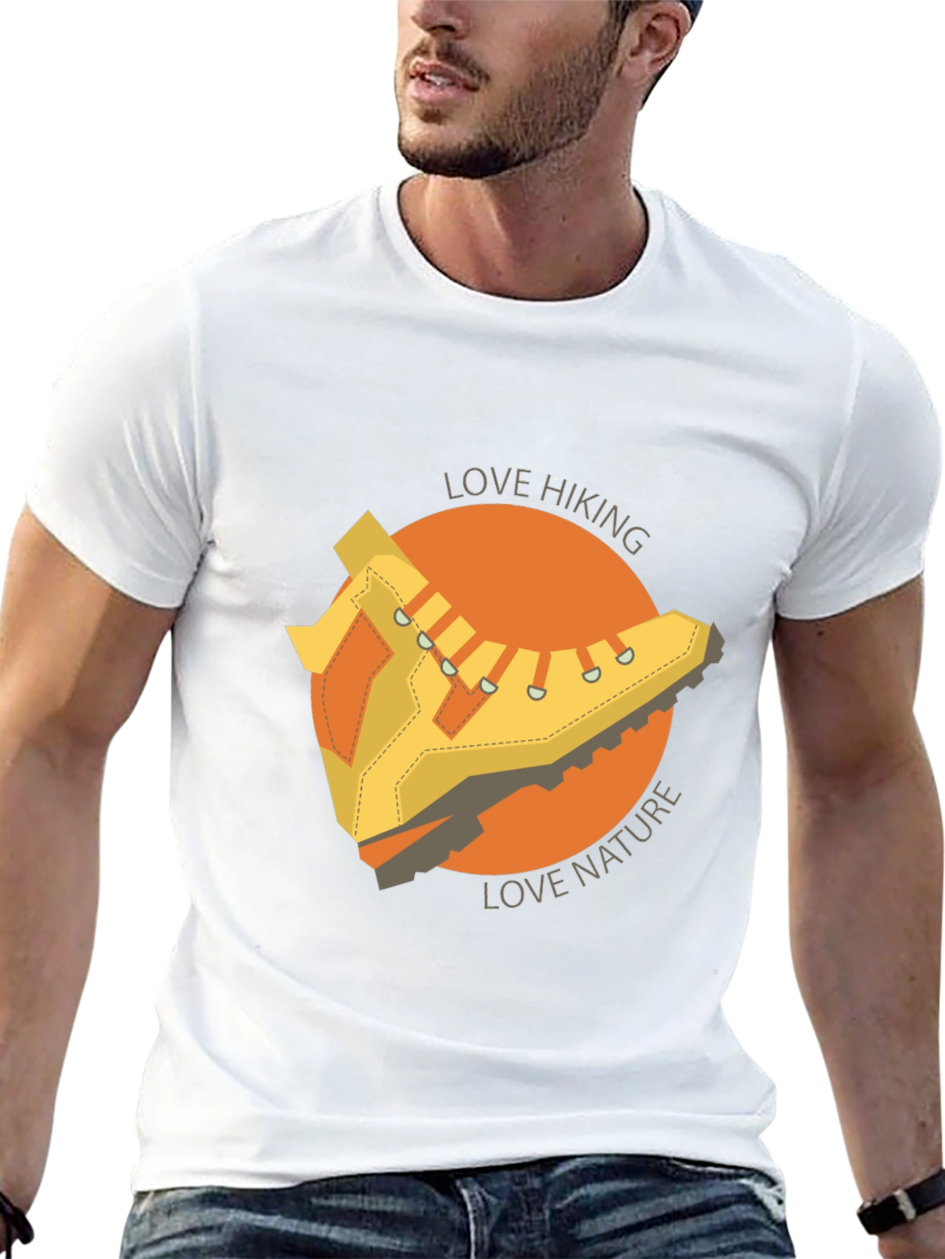 Love Hiking Nature T-Shirt Outdoor Adventure Tee