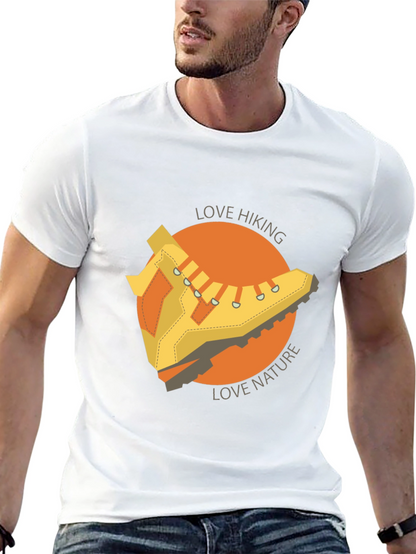Love Hiking Nature T-Shirt Outdoor Adventure Tee