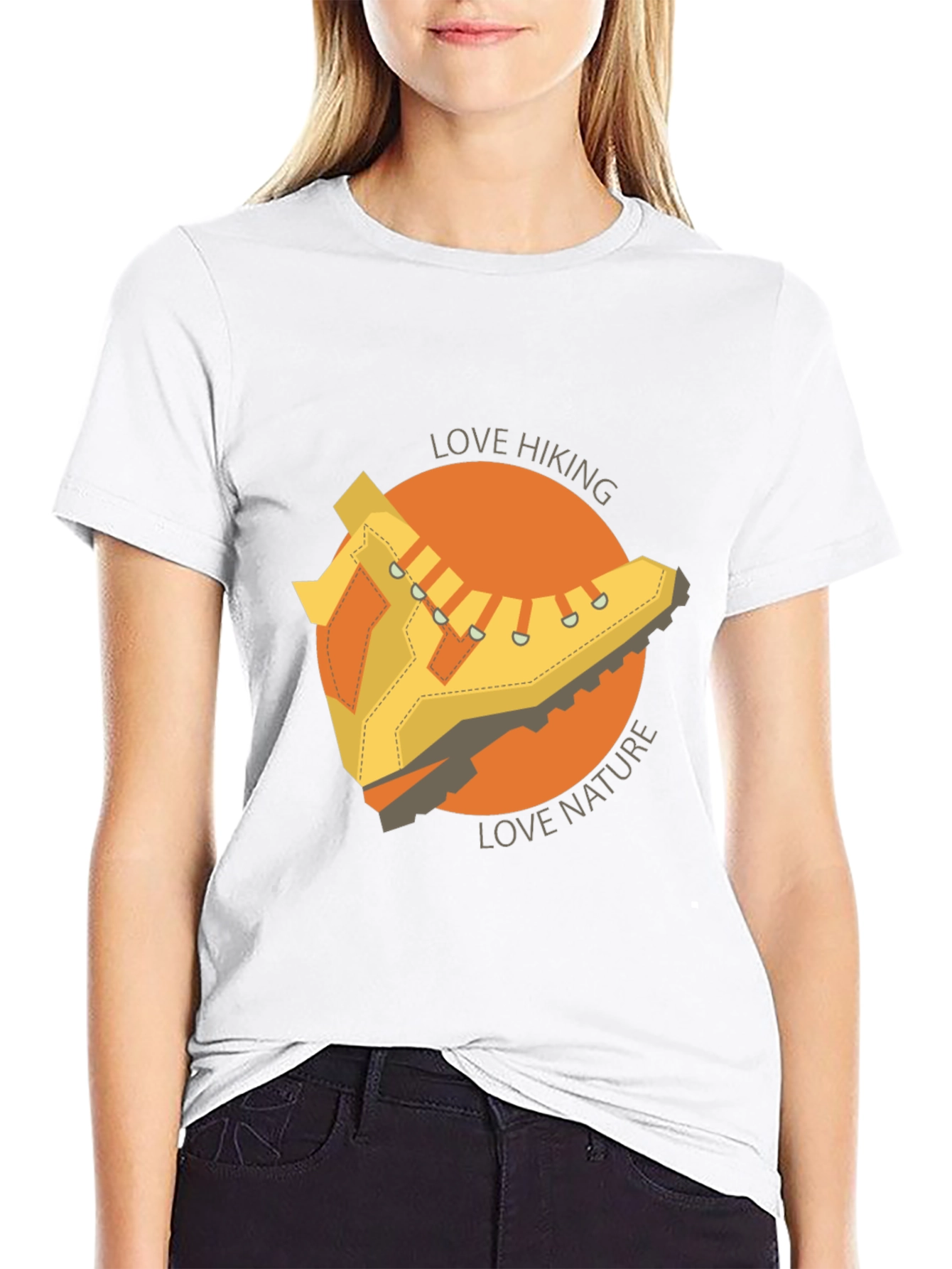 Love Hiking Nature T-Shirt Outdoor Adventure Tee