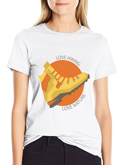 Love Hiking Nature T-Shirt Outdoor Adventure Tee
