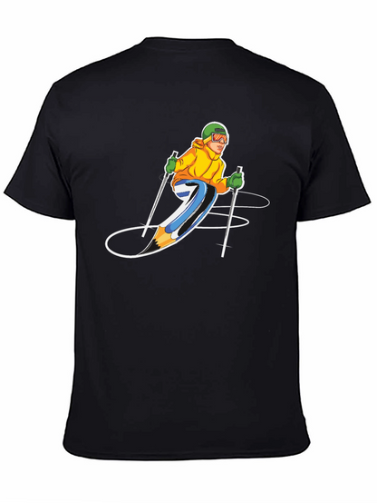 Skier Graphic T-Shirt - Sporty Style!