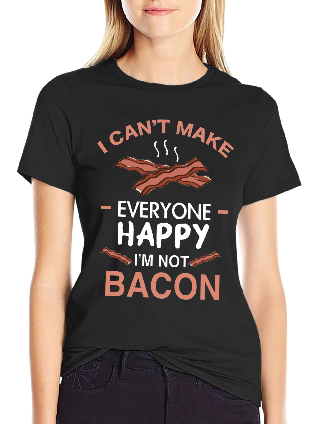 Im Not Bacon T-Shirt Funny Foodie Tee