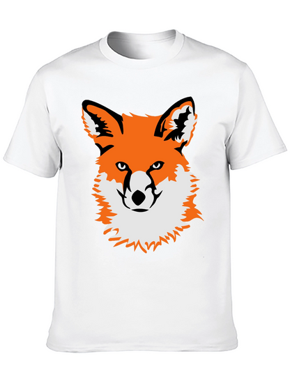 Fox Graphic Black T-Shirt - Unique Animal Tee