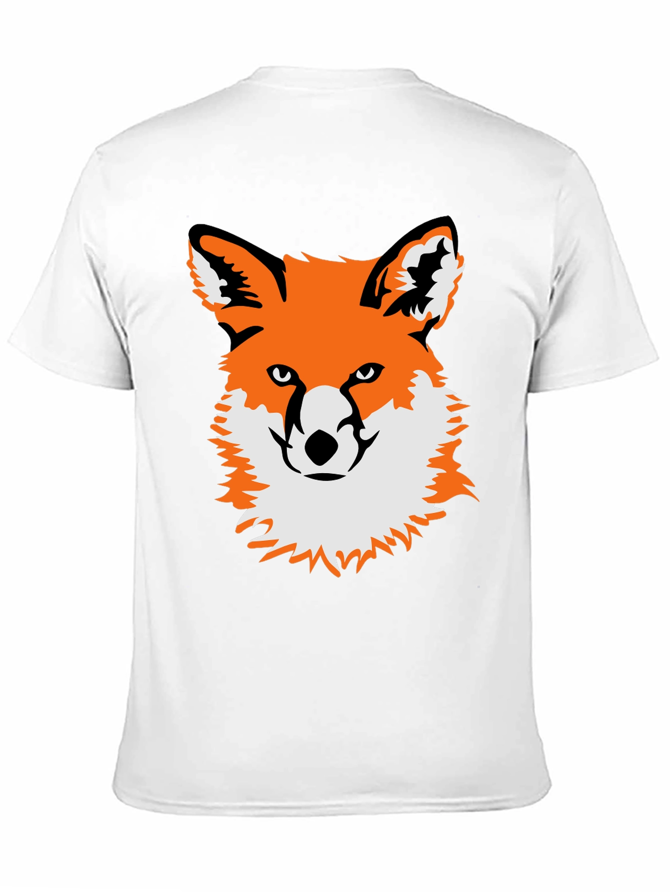 Fox Graphic Black T-Shirt - Unique Animal Tee