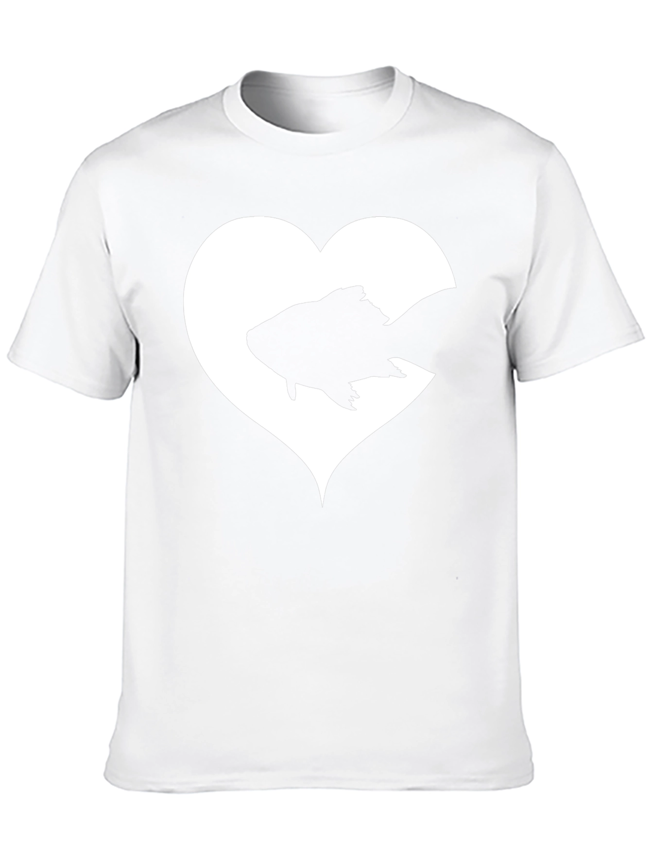 Heart Fish Graphic Tee - Love for Aquatics