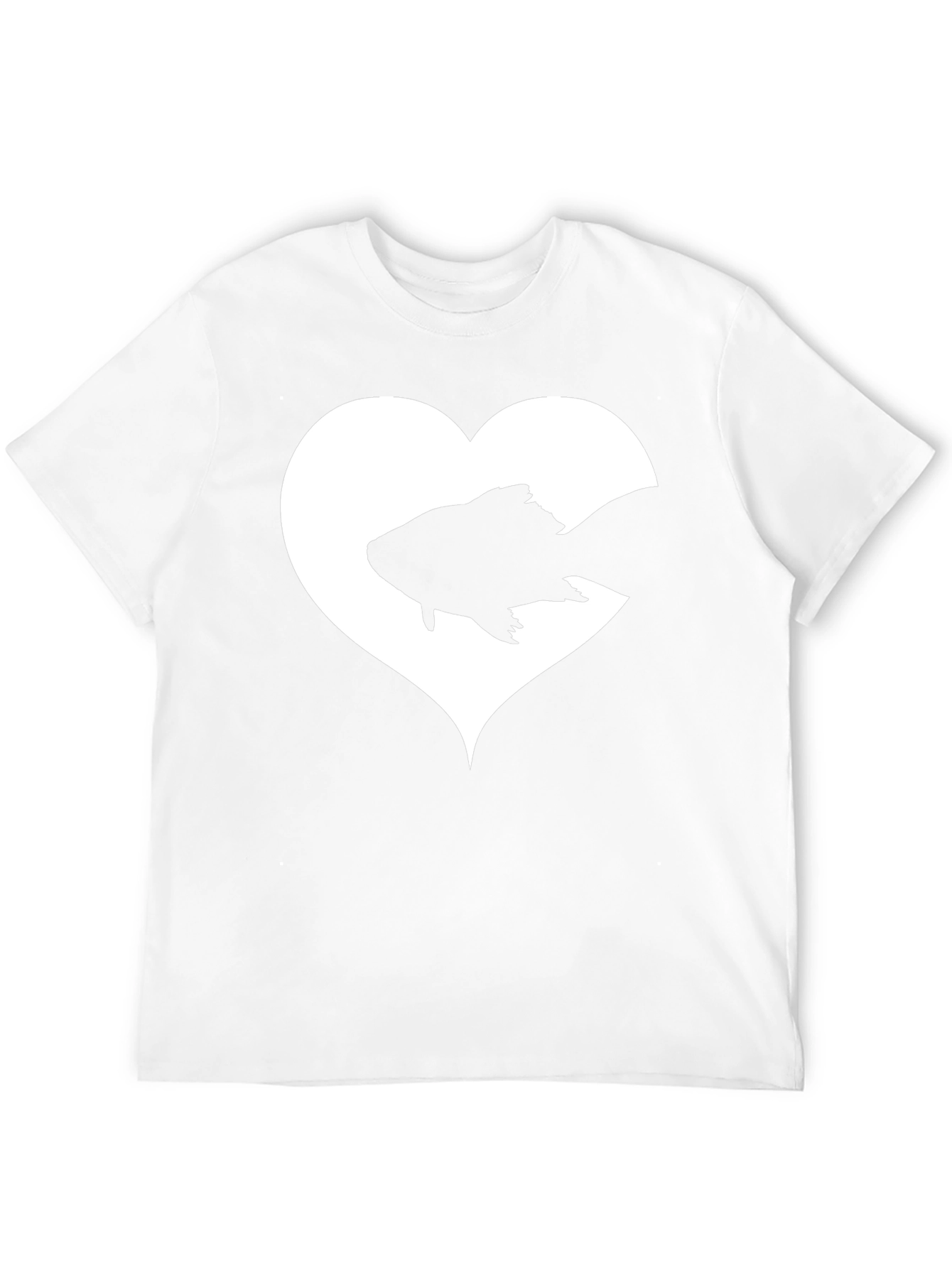 Heart Fish Graphic Tee - Love for Aquatics