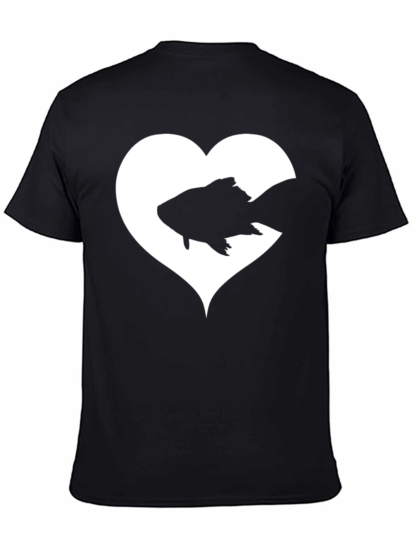 Heart Fish Graphic Tee - Love for Aquatics
