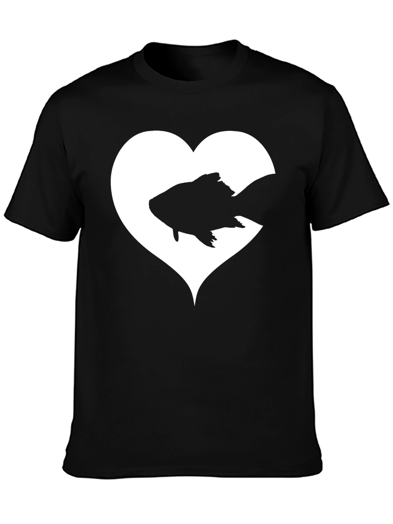Heart Fish Graphic Tee - Love for Aquatics