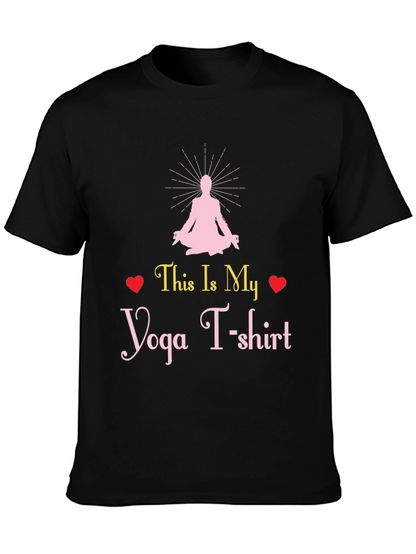 Yoga T-Shirt: This Is My Yoga T-shirt Graphic Tee