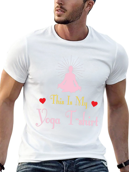 Yoga T-Shirt: This Is My Yoga T-shirt Graphic Tee