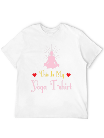 Yoga T-Shirt: This Is My Yoga T-shirt Graphic Tee