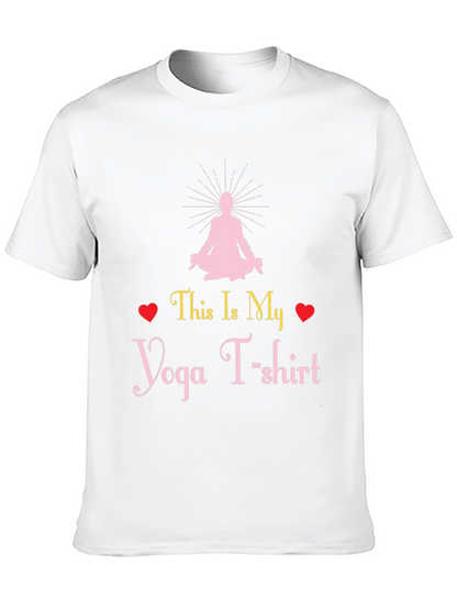 Yoga T-Shirt: This Is My Yoga T-shirt Graphic Tee