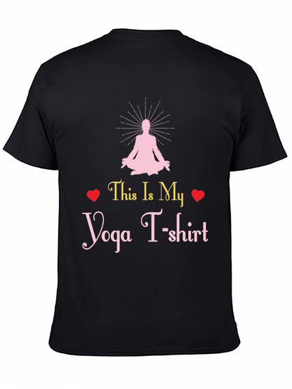Yoga T-Shirt: This Is My Yoga T-shirt Graphic Tee