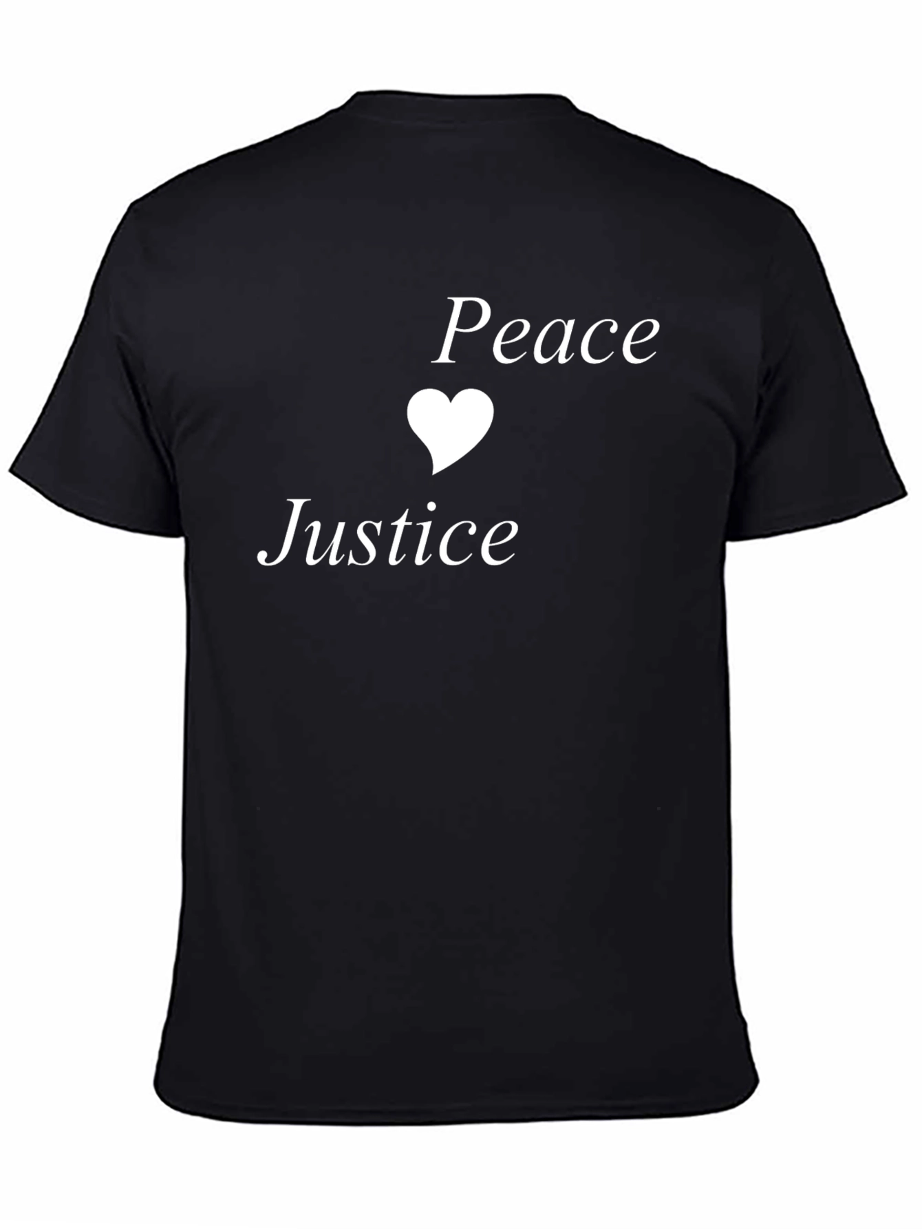Peace Justice T-Shirt - Soft Cotton Blend
