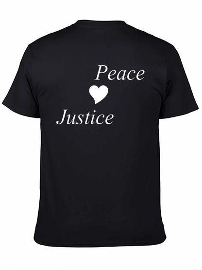 Peace Justice T-Shirt - Soft Cotton Blend