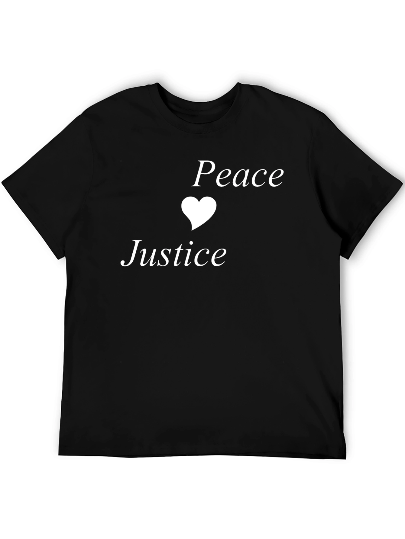 Peace Justice T-Shirt - Soft Cotton Blend
