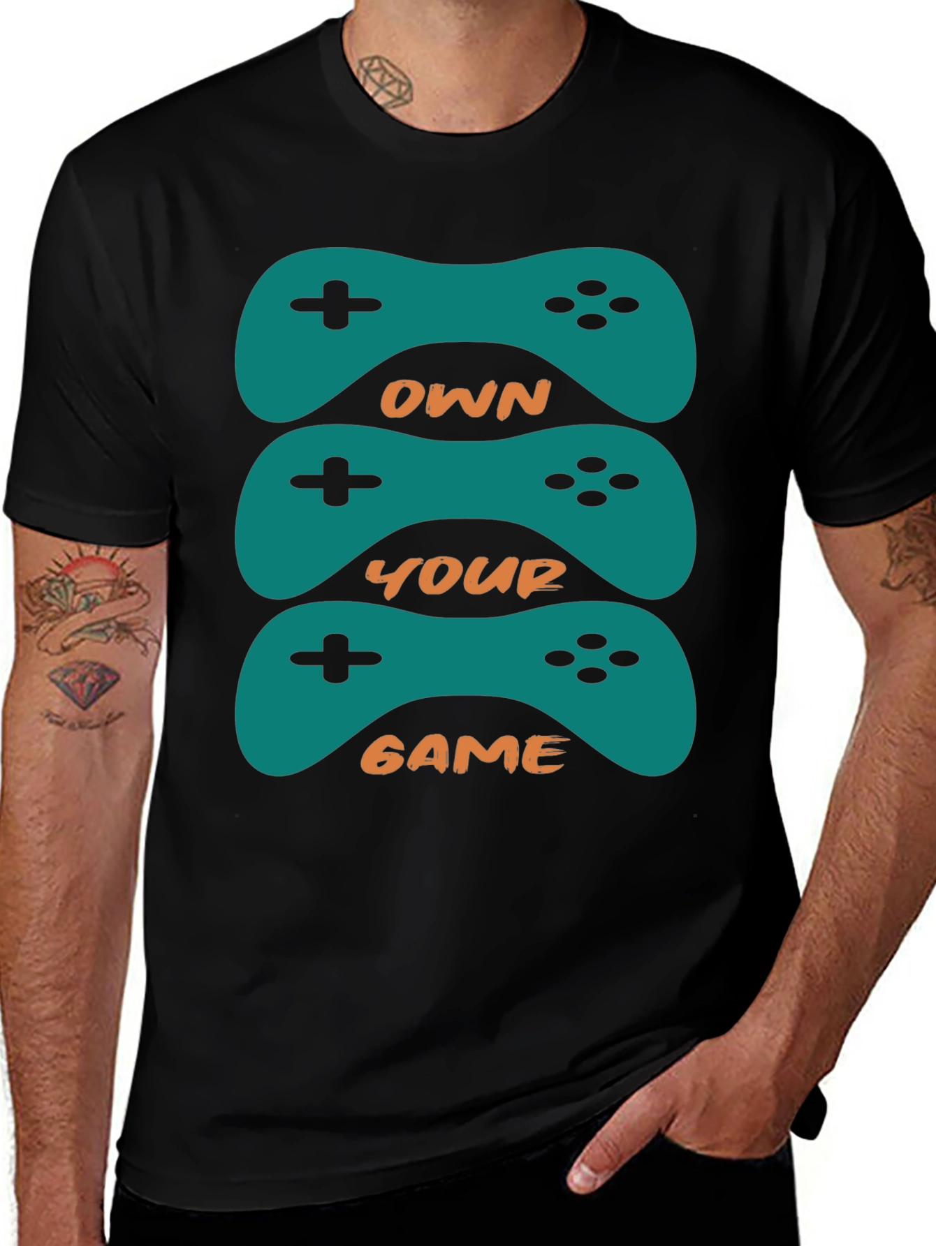 Own Your Game Graphic Tee - Gamer Style Shirt