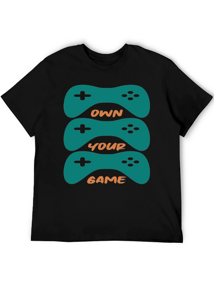 Own Your Game Graphic Tee - Gamer Style Shirt