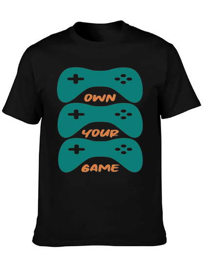 Own Your Game Graphic Tee - Gamer Style Shirt