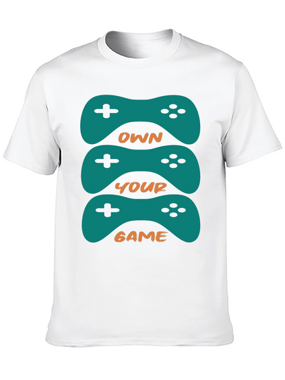 Own Your Game Graphic Tee - Gamer Style Shirt
