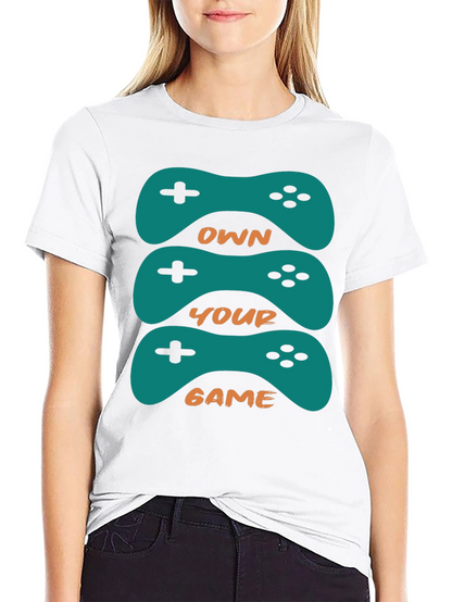Own Your Game Graphic Tee - Gamer Style Shirt