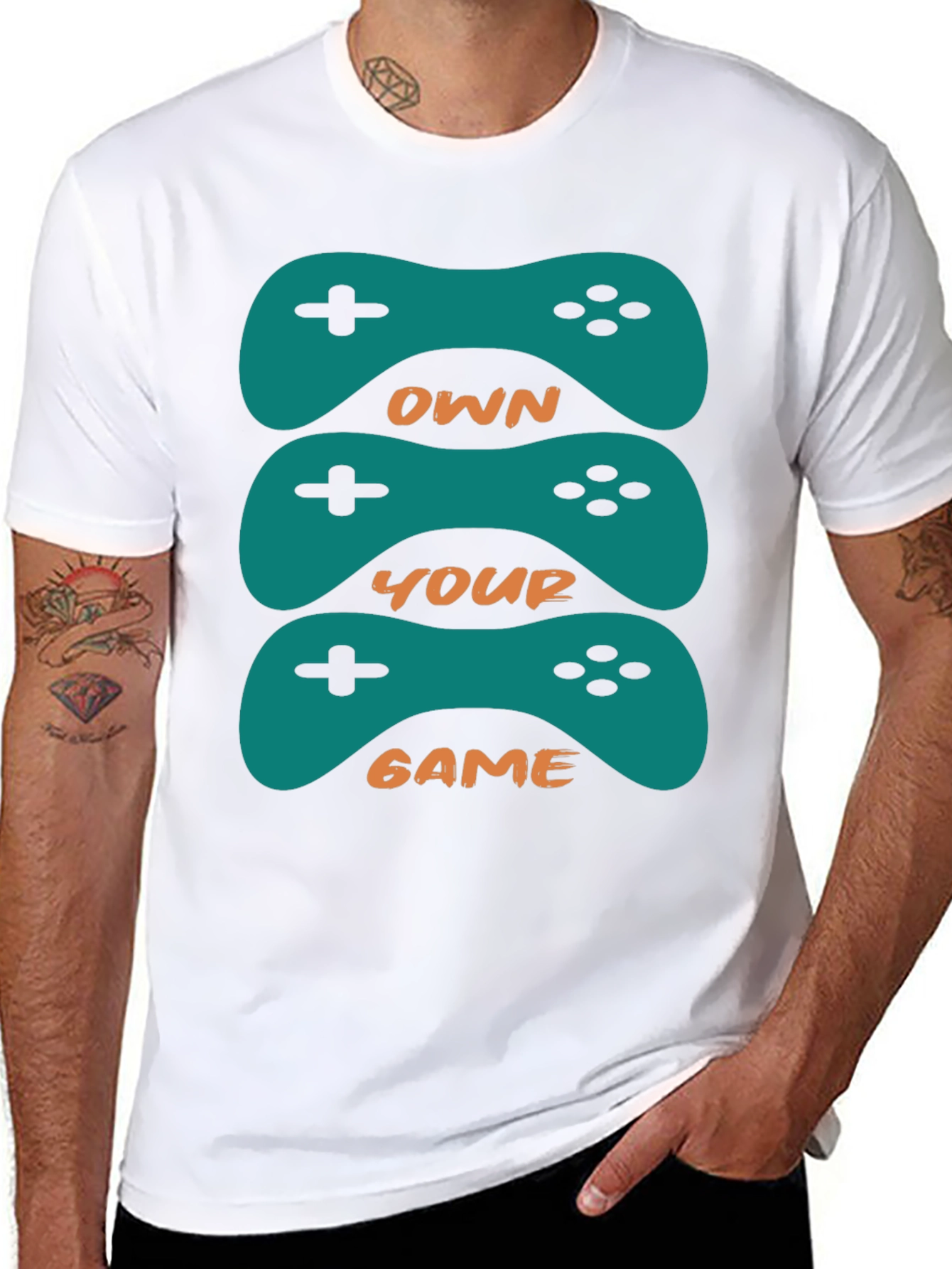 Own Your Game Graphic Tee - Gamer Style Shirt
