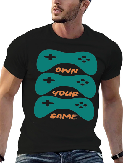 Own Your Game Graphic Tee - Gamer Style Shirt