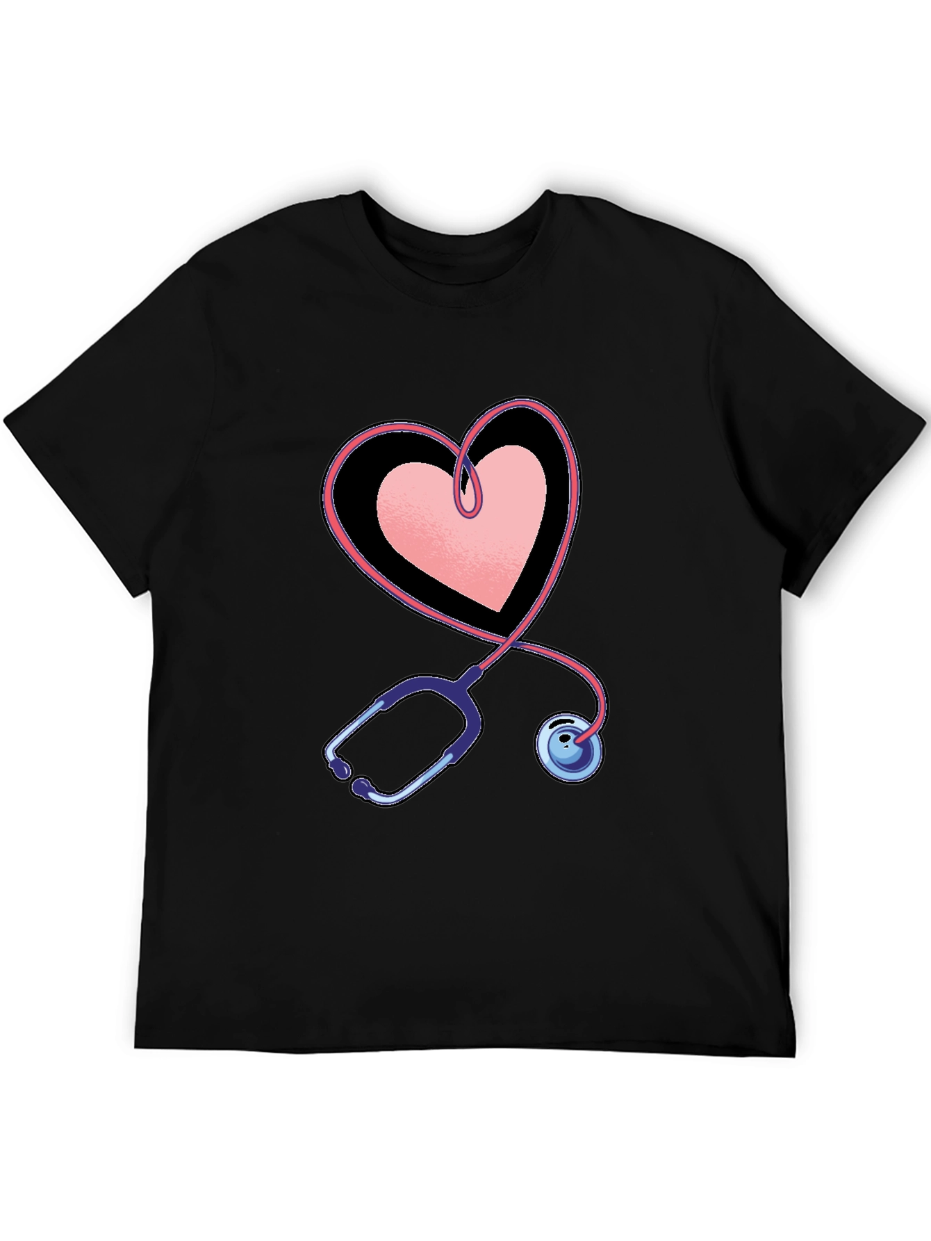 Heart Stethoscope Graphic Tee - Medical Love