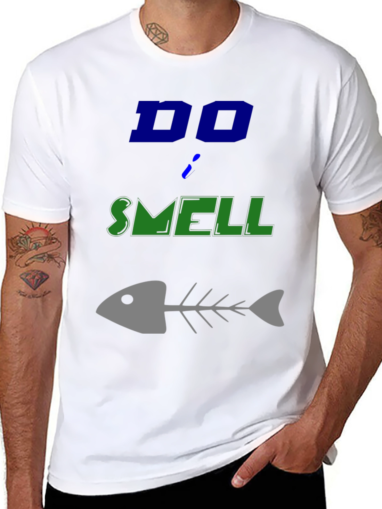 Do I Smell Fishy? Funny Graphic T-Shirt