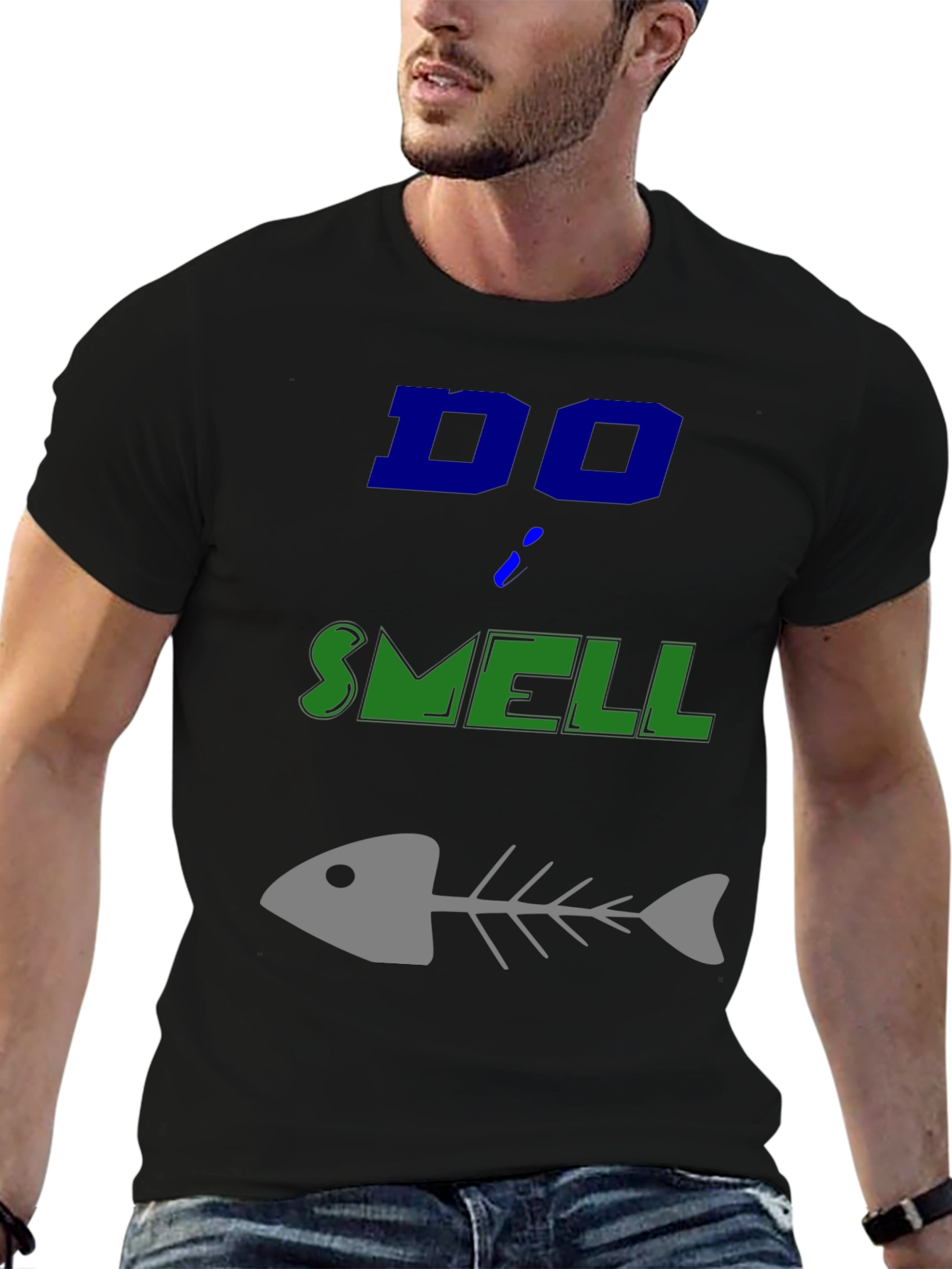 Do I Smell Fishy? Funny Graphic T-Shirt
