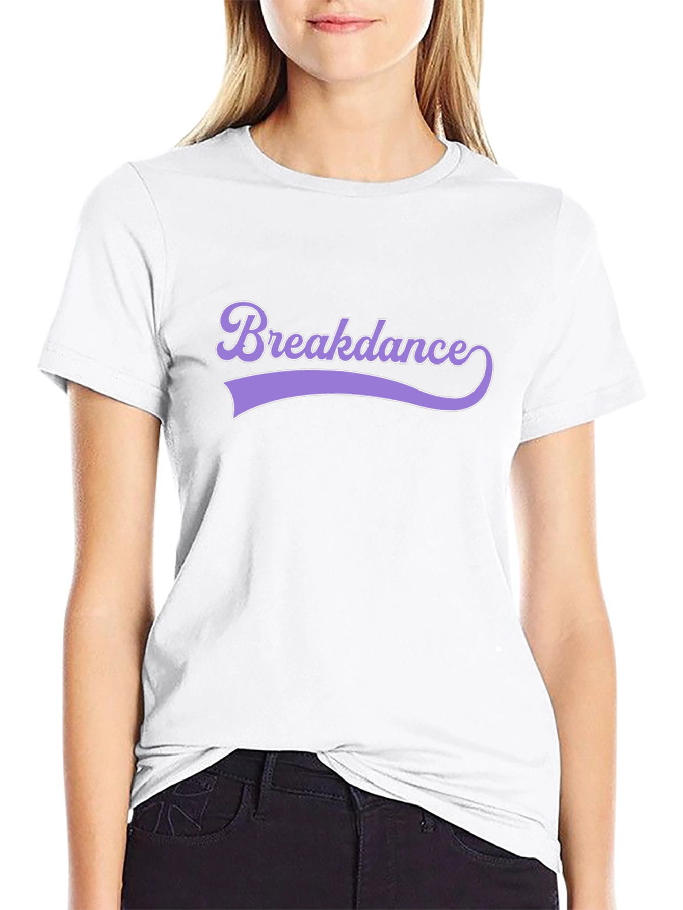Breakdance Crew Neck T-Shirt - Stylish & Comfortable