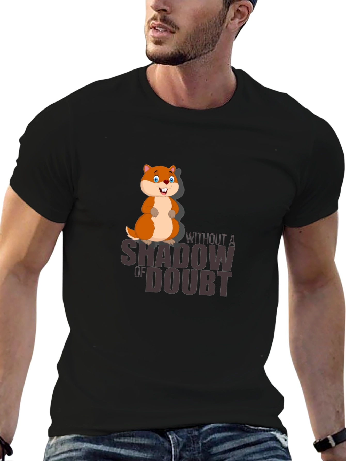 Shadow of Doubt Black Graphic Tee