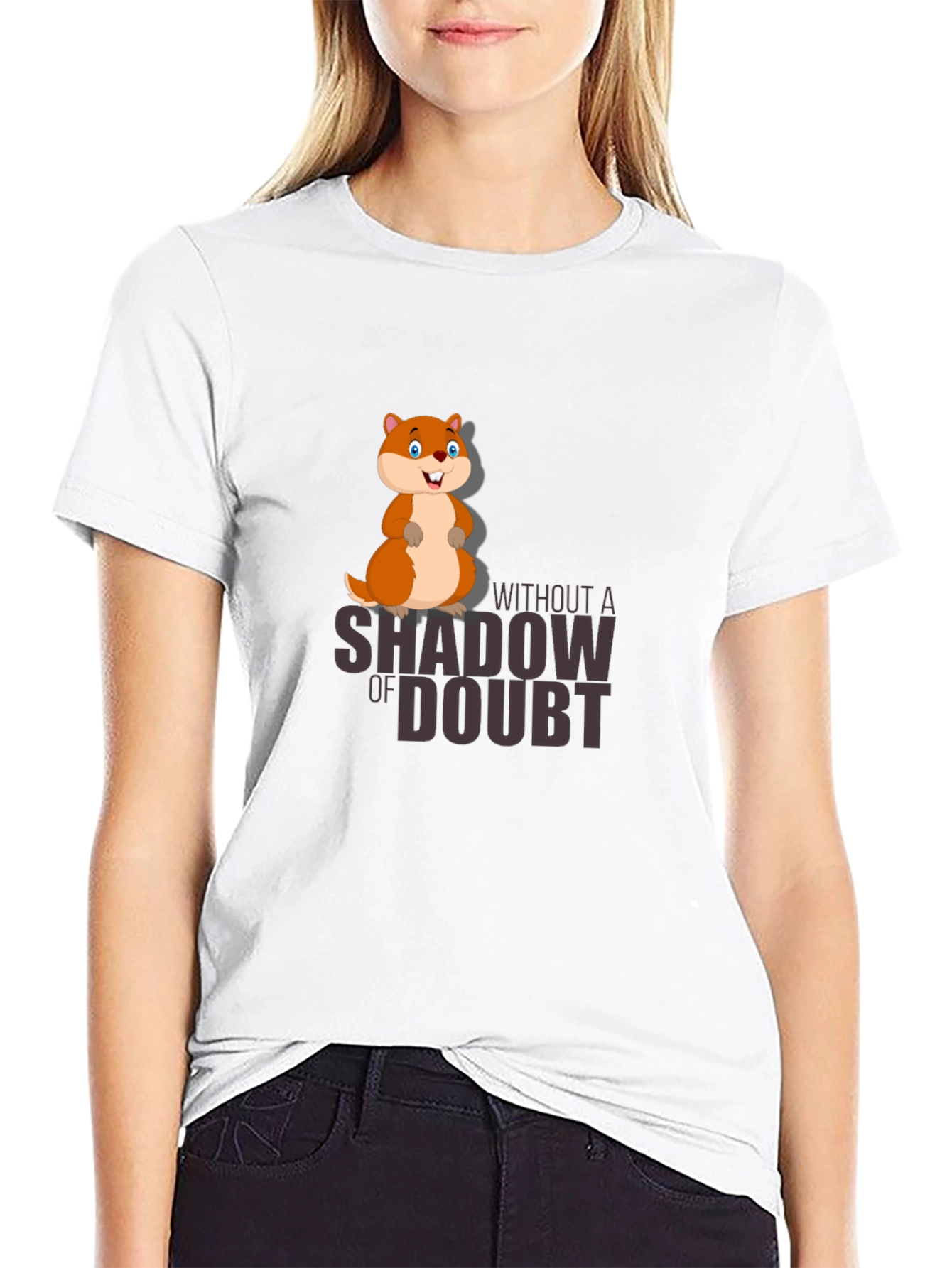 Shadow of Doubt Black Graphic Tee