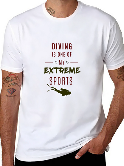 Diving Extreme Sports Graphic Tee