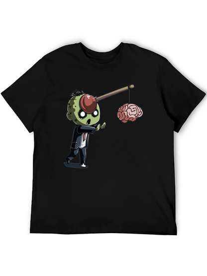 Zombie Plunger Brain T-Shirt