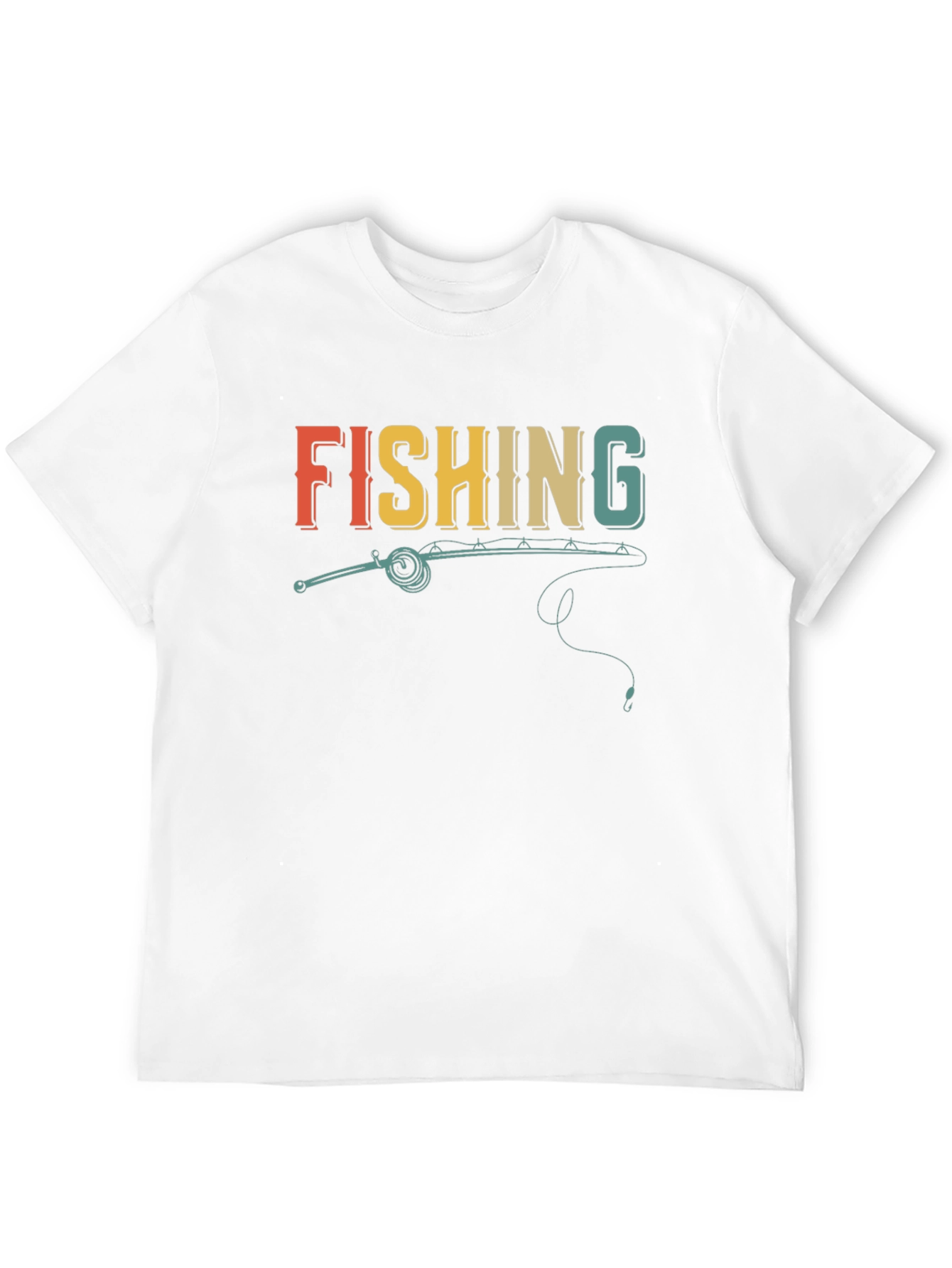 Retro Fishing T-Shirt - Novelty Graphic Tee