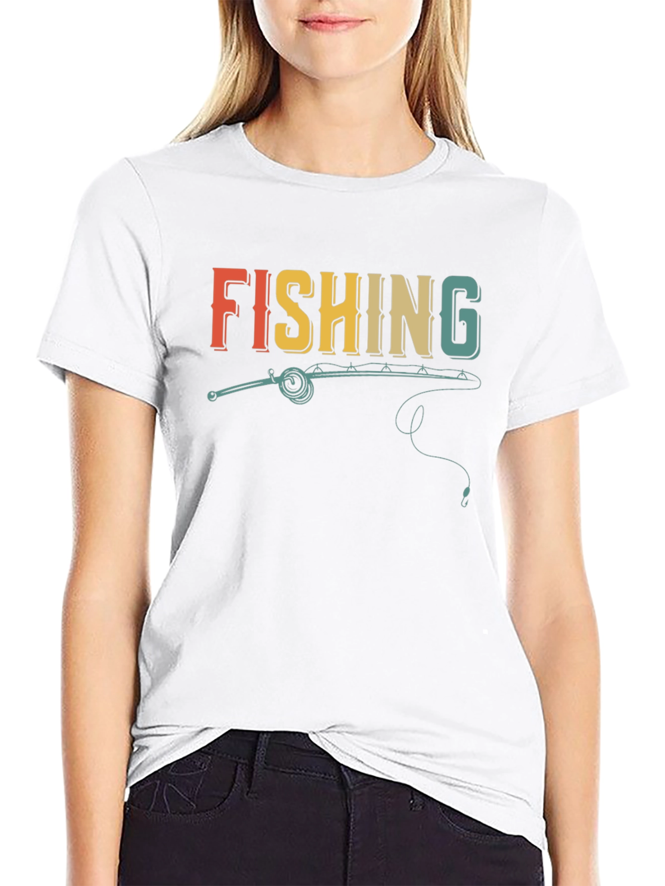 Retro Fishing T-Shirt - Novelty Graphic Tee