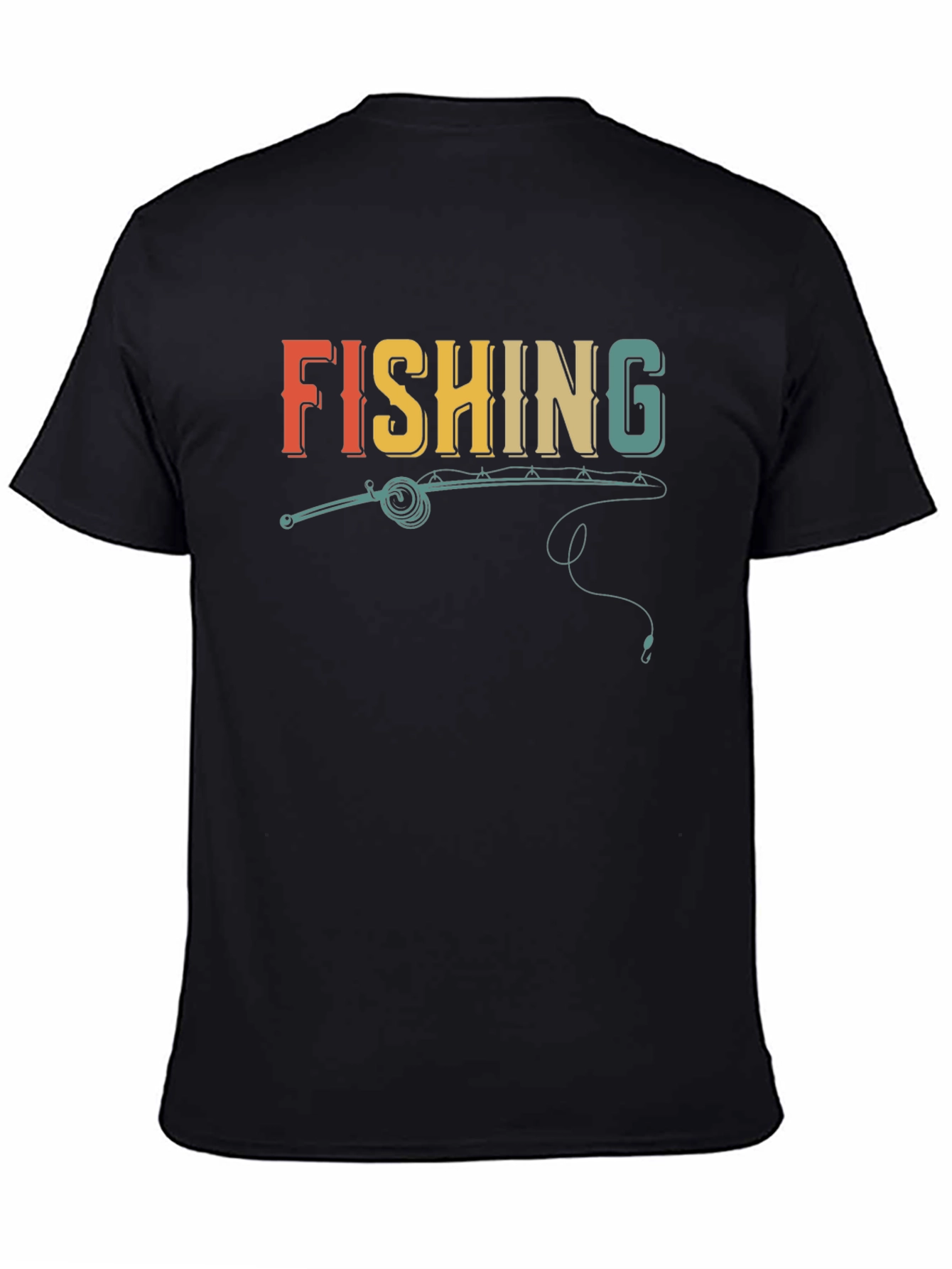 Retro Fishing T-Shirt - Novelty Graphic Tee