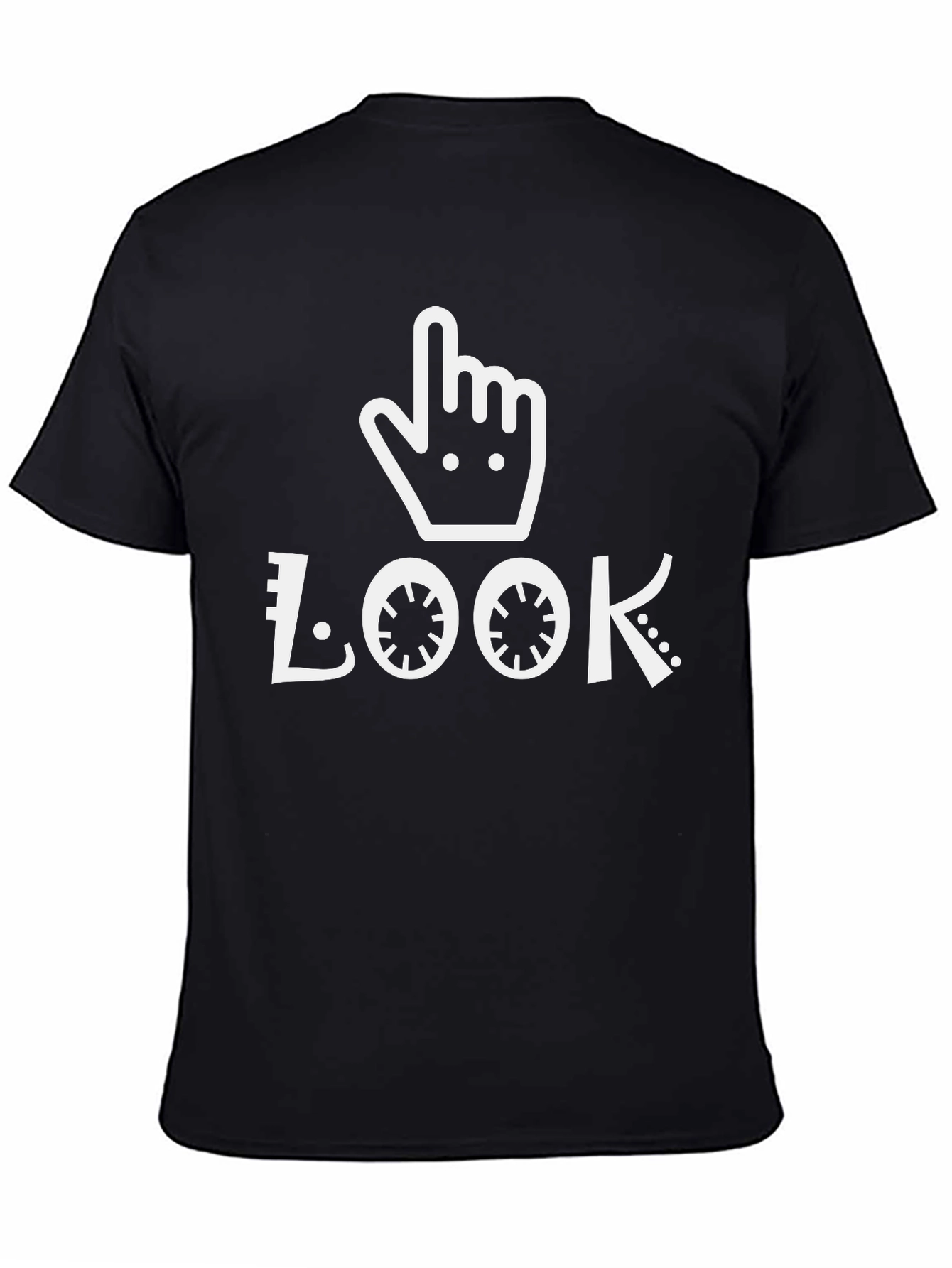 Look Pointer Finger Graphic T-Shirt - Unisex